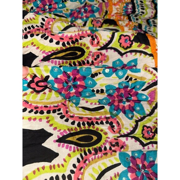 Vintage Soft surroundings boho gypsy funky festival maxi skirt size TALL MEDIUM - Picture 9 of 9